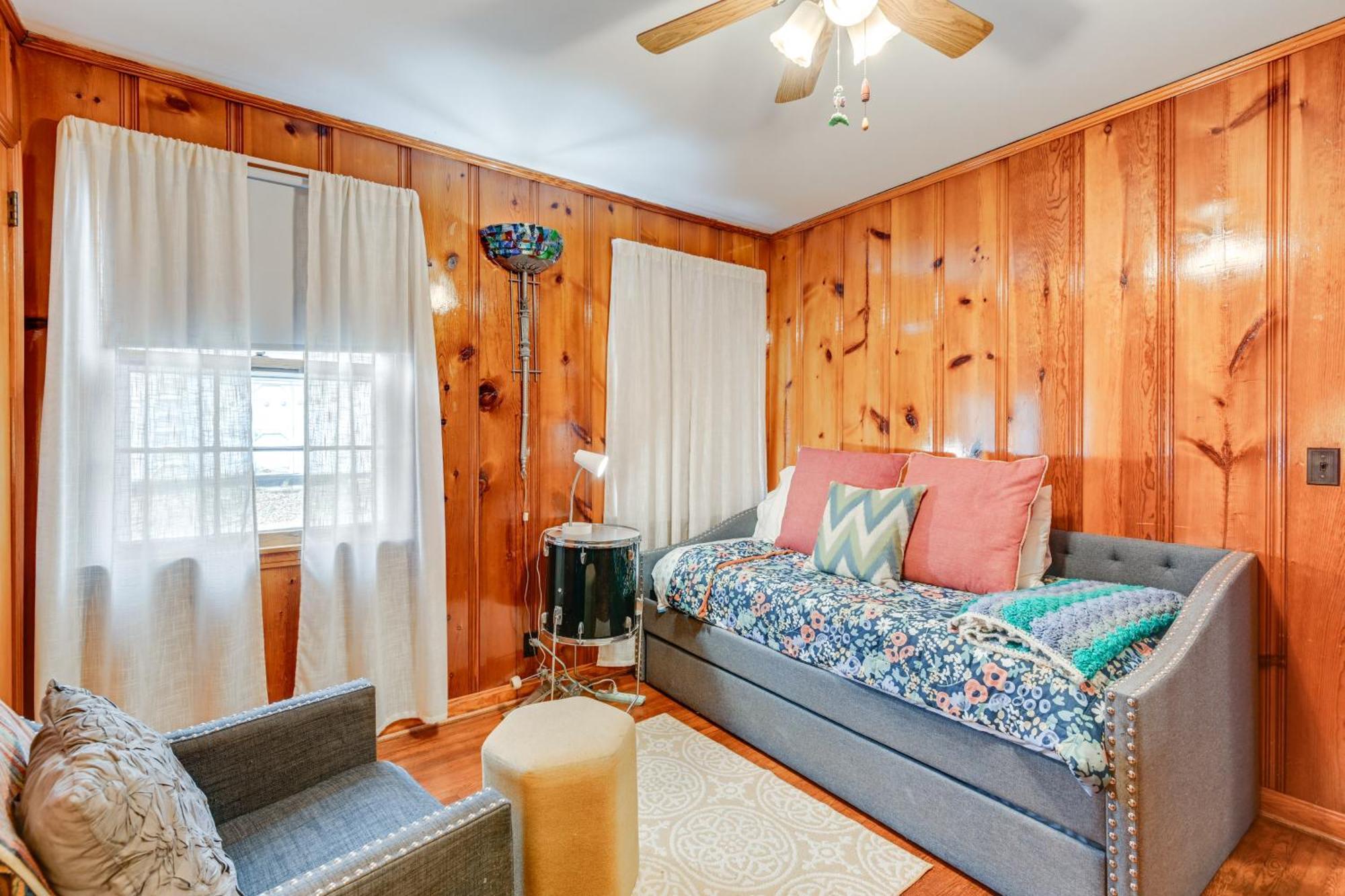 6 Mi To Downtown 70S-Themed Home In Nashville! Buitenkant foto