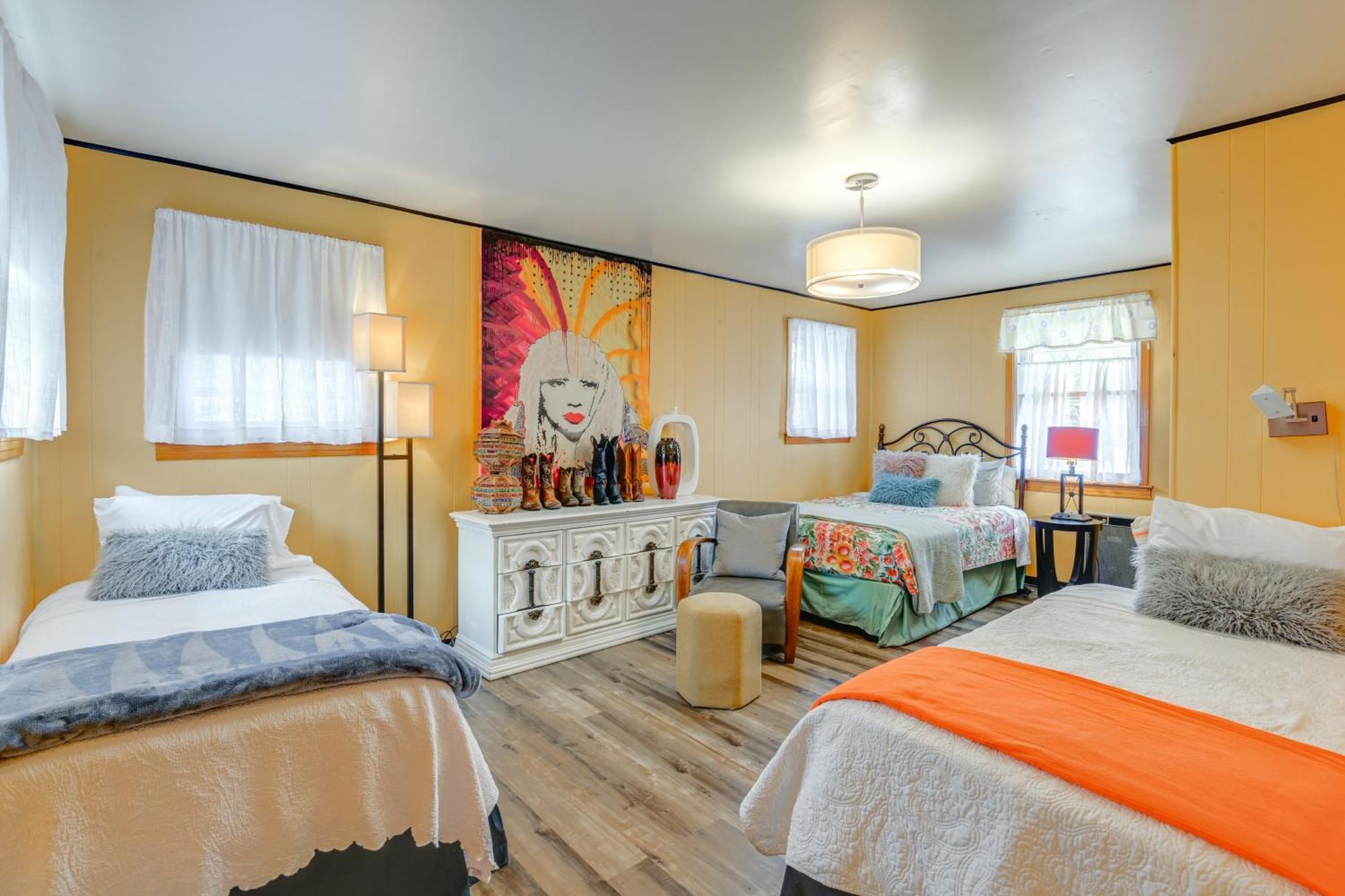 6 Mi To Downtown 70S-Themed Home In Nashville! Buitenkant foto