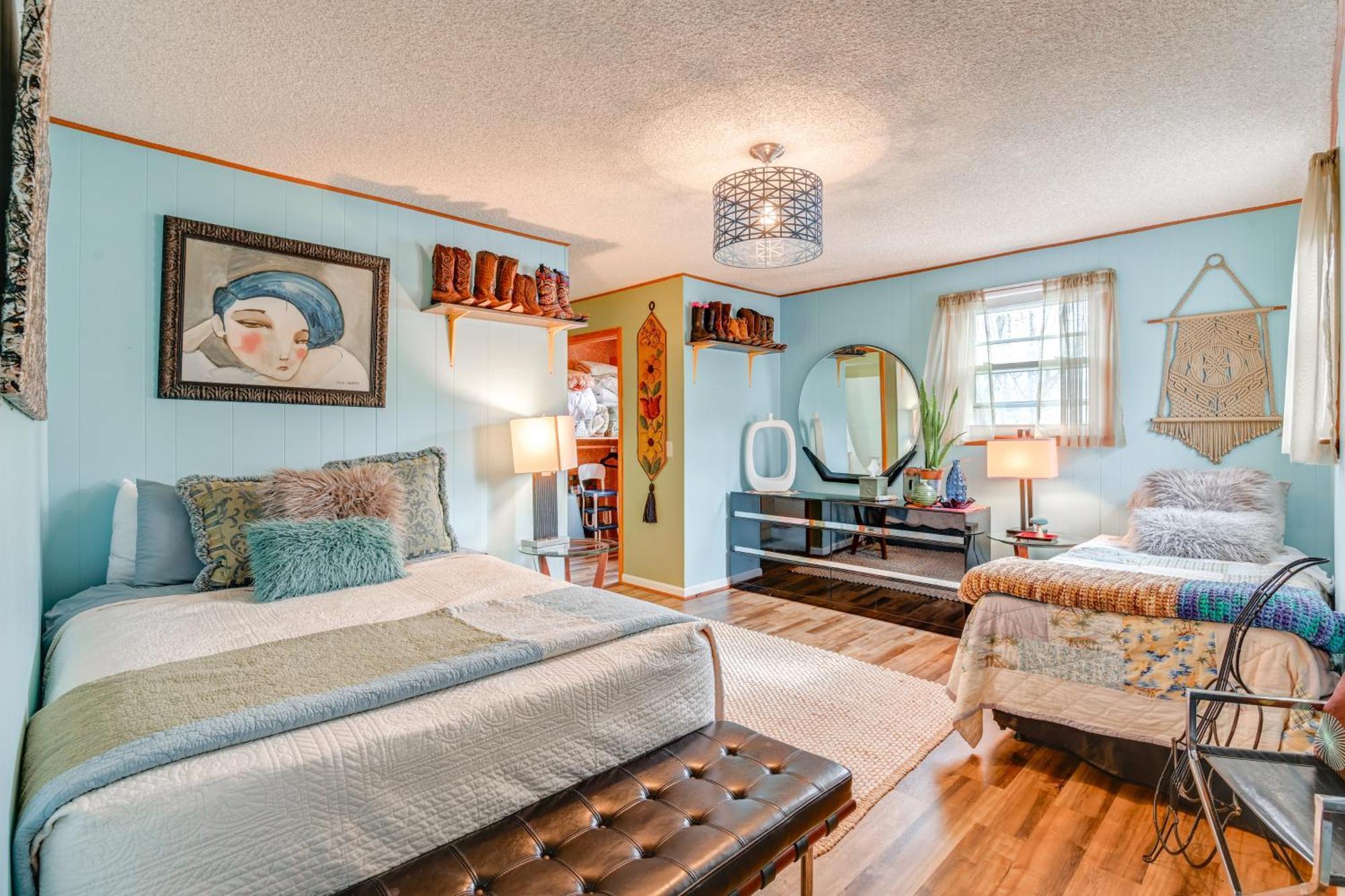 6 Mi To Downtown 70S-Themed Home In Nashville! Buitenkant foto