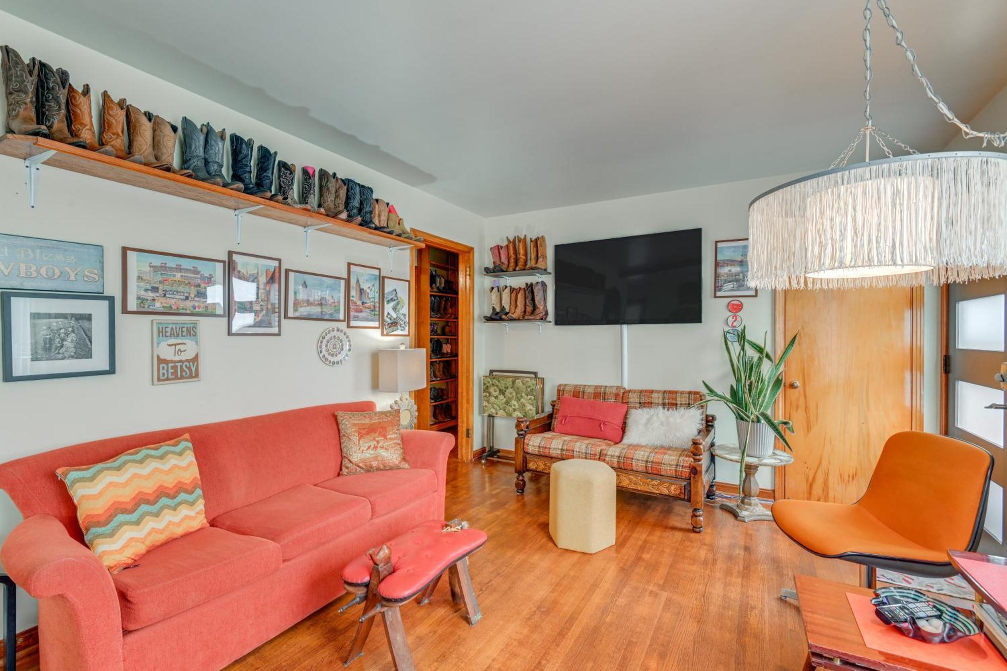 6 Mi To Downtown 70S-Themed Home In Nashville! Buitenkant foto