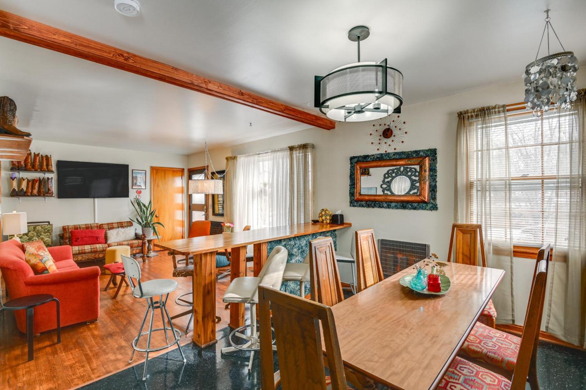 6 Mi To Downtown 70S-Themed Home In Nashville! Buitenkant foto