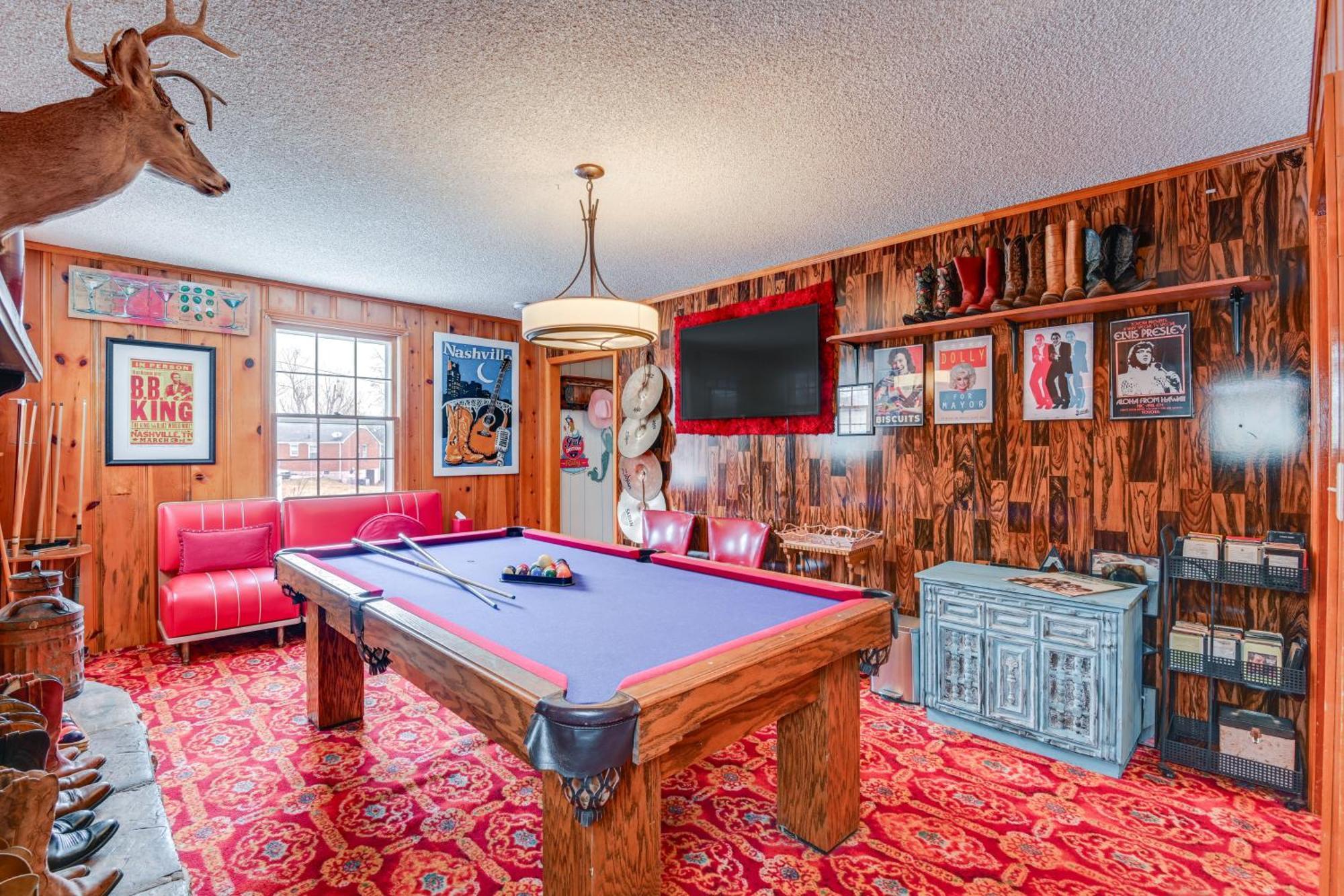 6 Mi To Downtown 70S-Themed Home In Nashville! Buitenkant foto